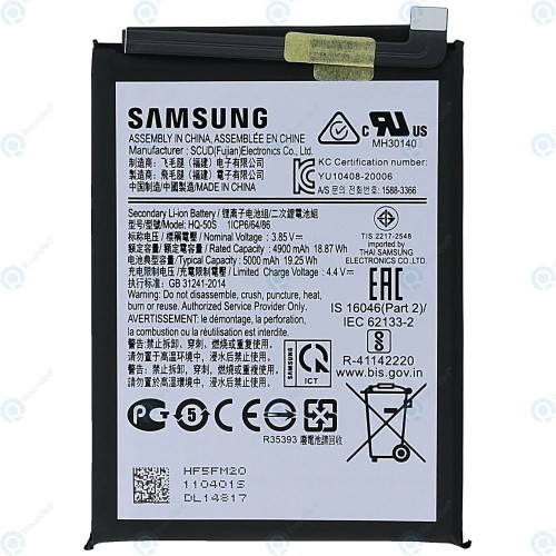 435-0-Bateria Samsung Galaxy a02s/A03 / A03s /a03 core / A04 / A04E HQ-50S Capacidade 5000 mAh