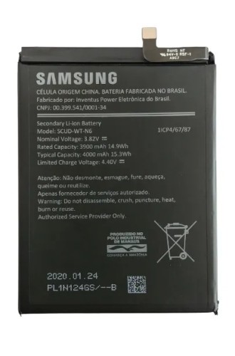 439-2376-Bateria Samsung Galaxy A10s/ A11/ A20s/ A21 SCUD-WT-N6 Capacidade 4000 mAh