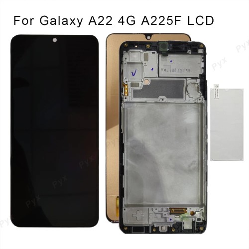 464-2333-Tela Frontal Touch Display Samsung Galaxy A22 4G SM-A225F Qualidade Oled S/aro