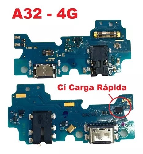 534-0-Flex Placa Conector De Carga Dock Samsung Glaxy A32 4G SM-A325M