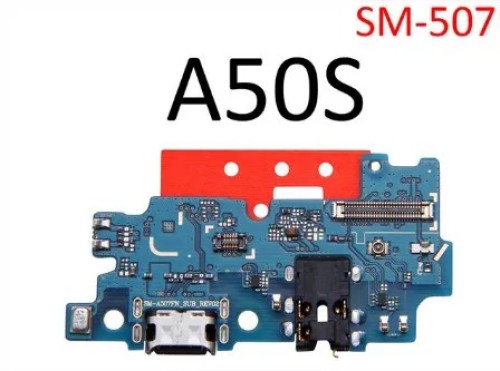 538-0-Flex Placa Conector De Carga Dock Samsung Glaxy A50s Sm-A507