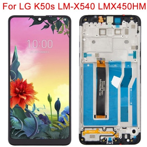 595-931-Tela Frontal Touch Display LG K50s X540 X540bmw - C/ARO Original Nacional