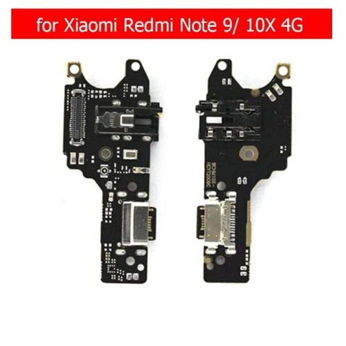 618-0-Flex Placa Conector De Carga Dock Xiaomi Redmi Note 9 M2003j15sg Redmi 10X 4G