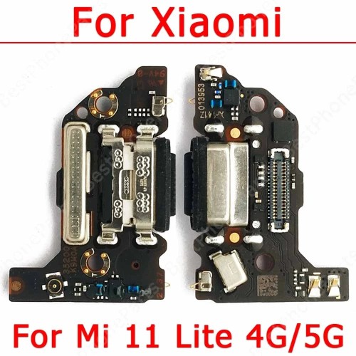 630-0-Flex Placa Conector De Carga Dock Xiaomi MI 11 Lite 4G/5G M2101K9AG