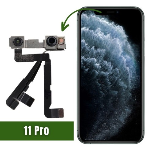 759-0-Câmera Frontal c/ Flex Sensor Proximidade Apple Iphone 11 Pro A2160 A2217 A2215 Original