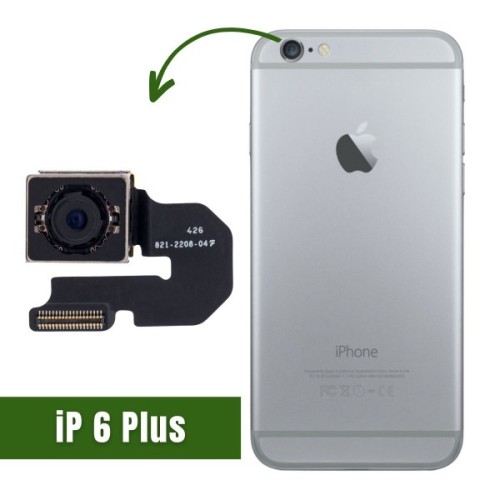 762-0-Câmera Traseira Apple Iphone 6 Plus A1522  A1524  A1593