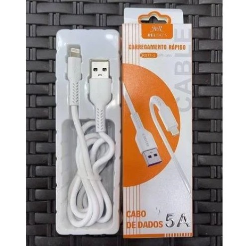 806-0-Cabo Relog´s iPhone Apple USB Para Lightning 5A 1 Metro Modelo RX71-2