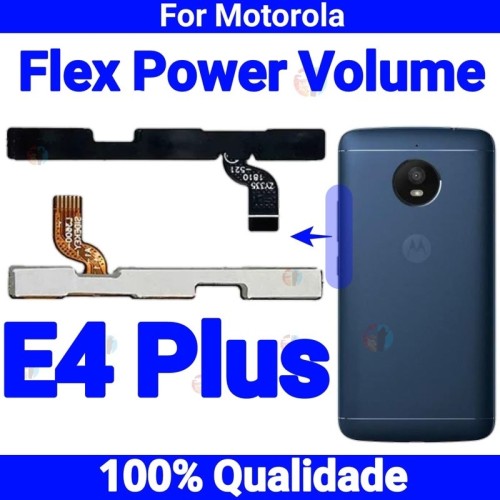 960-0-Cabo Flex Botão Power e Volume Interno Moto E4 Plus Xt1770 Xt1773 Original