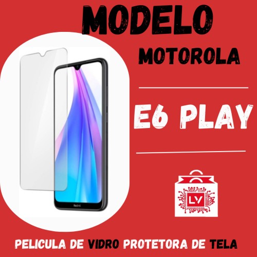 999-0-Película Protetora De Vidro Normal Moto E6 Play