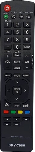 1079-0-Controle Remoto Compatível Com Tv LG AKB72915286 SKY-7986
