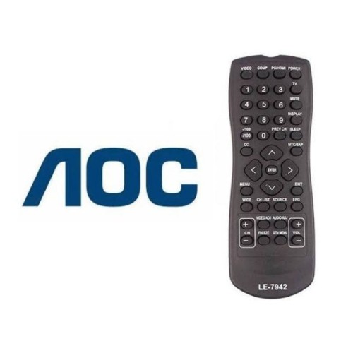 1093-0-Controle Remoto Compatível Com Tv AOC Lcd / Led Mod LE-7942