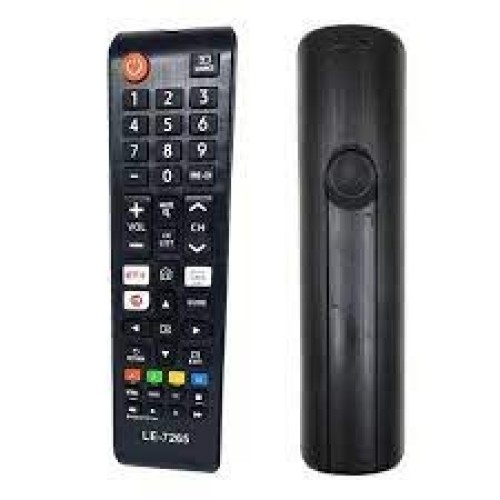1118-0-Controle Remoto Compatível Com Tv Samsung C/Botão Netflix Globo Play Amazon Mod LE-7265