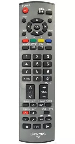 1125-0-Controle Remoto Compatível Com Tv Panasonic Mod SKY-7923