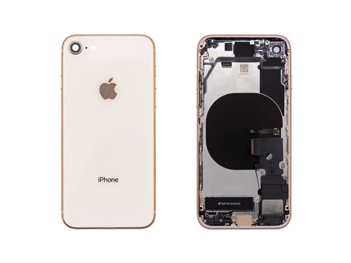 1183-1225-Carcaça Chassi Completa Com Flex Compatível iPhone 8/8G A1387 A1241 A1203 A1863 - Rose