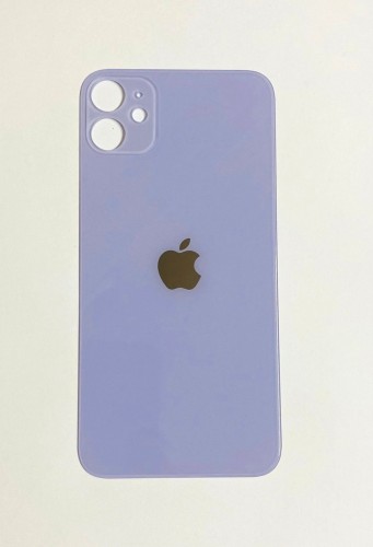 1198-1258-Tampa Traseira Vidro Apple iPhone 11 S/Lente A2111 / A2223 / A2221 Original Furo Grande Lilás