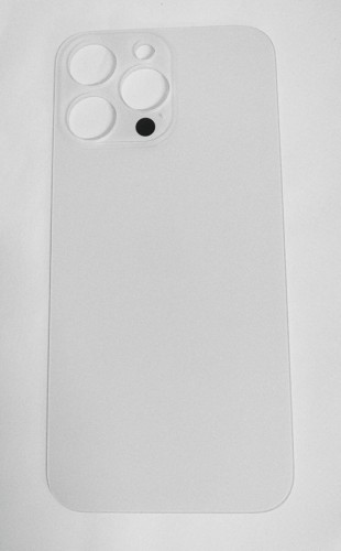 1199-1261-Tampa Traseira Vidro Apple Iphone 14 Pro Max A2651 Original Furo Grande Branco