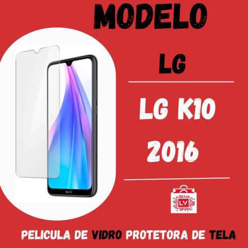 1318-0-Película Protetora De Vidro Normal LG K10 2016