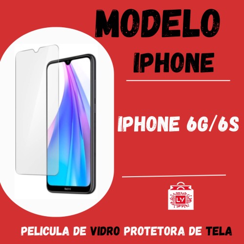 1335-0-Película Protetora De Vidro Normal IPhone 6G / 6S