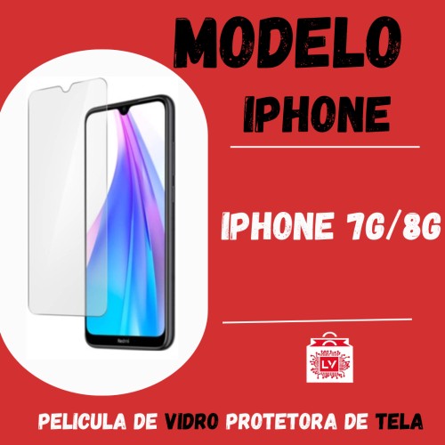 1336-0-Película Protetora De Vidro Normal IPhone 7G/8G