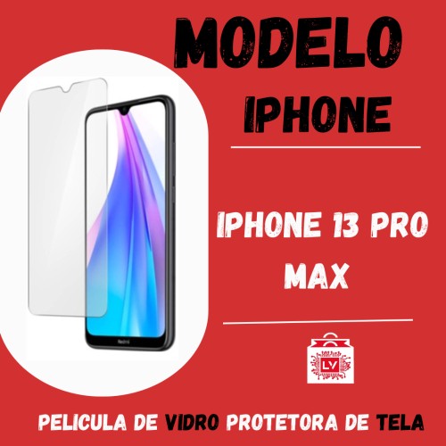 1347-0-Película Protetora De Vidro Normal IPhone 13 Pro Max