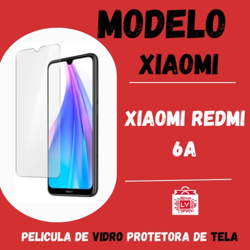 1357-0-Película Protetora De Vidro Normal Xiaomi Redmi 6A 