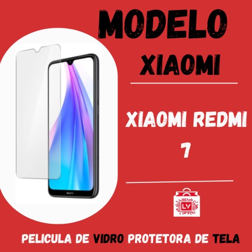 1368-0-Película Protetora De Vidro Normal Xiaomi Redmi 7