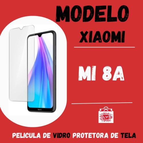 1373-0-Película Protetora De Vidro Normal Xiaomi MI 8A