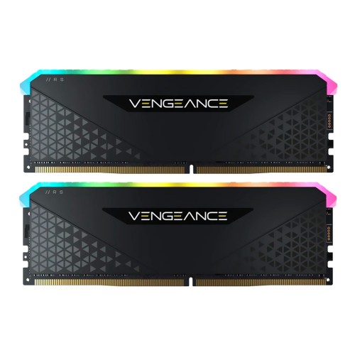 1418-0-Memória RAM Corsair Vengeance RGB RS 16GB (8GB*2) / DDR4 / 3200MHZ - (CMG16GX4M2E3200C16)