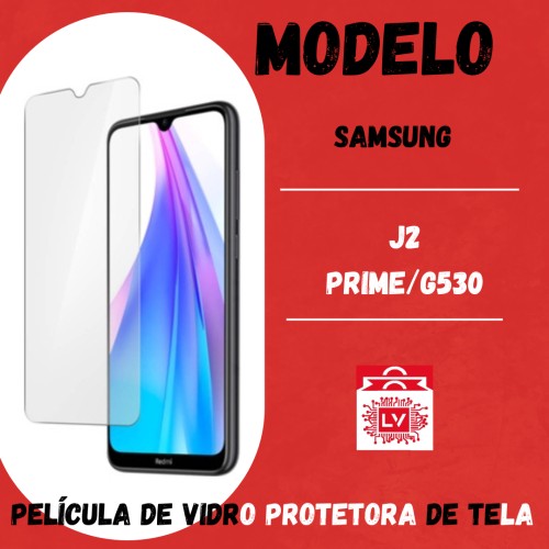 1426-0-Película Protetora De Vidro Normal Samsung J2 Prime / G530