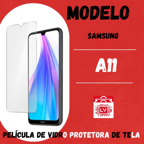 1461-0-Película Protetora De Vidro Normal Samsung A11