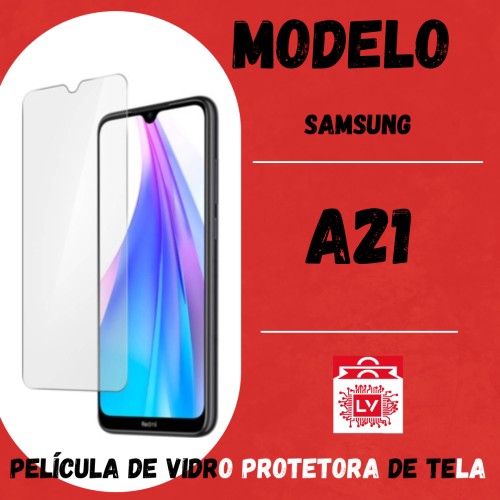 1468-0-Película Protetora De Vidro Normal Samsung A21