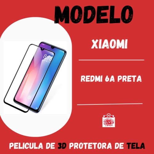 1509-0-Película 3D Xiaomi Redmi 6A Preta