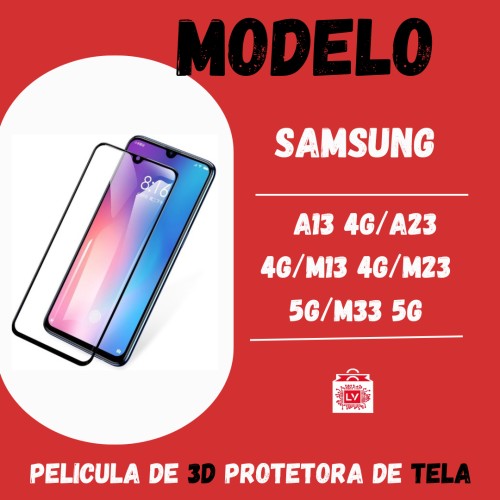 1559-0-Película 3D Samsung  A13 4G / A23 4G / M13 4G / M23 5G / M33 5G