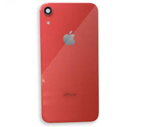1659-1551-Tampa Traseira De Vidro C/Lente Apple Iphone XR A1984 A2105 Coral