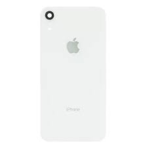 1659-1546-Tampa Traseira De Vidro C/Lente Apple Iphone XR A1984 A2105 Cor : Branco