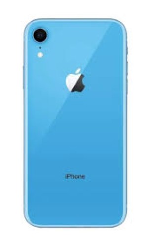 1659-1549-Tampa Traseira De Vidro C/Lente Apple Iphone XR A1984 A2105 Cor : Azul