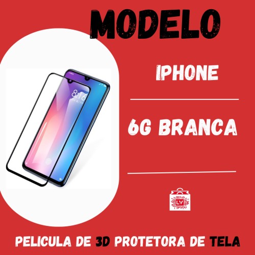 1633-0-Película 3D  IPhone 6G Branca