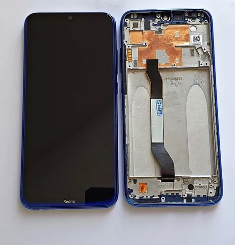409-1640-Tela Frontal Touch Display Xiaomi Redmi  Note 8 M1908c3jg Cor Azul C/aro Original Nacional