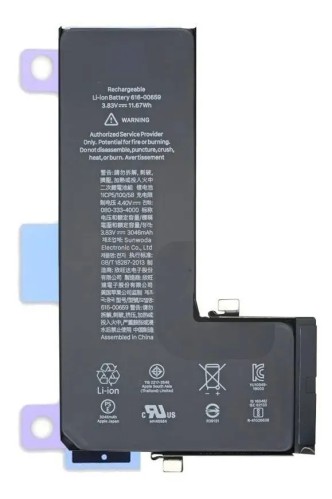 849-1664-Bateria Foxcon iPhone 11 Pro A225 A2160 A2217 Capacidade 3046 MAh