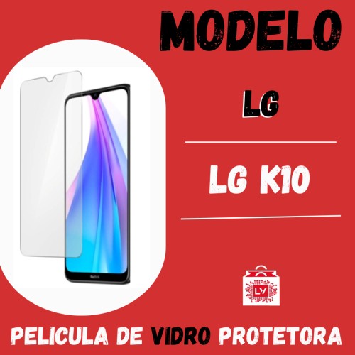 1801-0-Película Protetora De Vidro Normal LG K10 2017