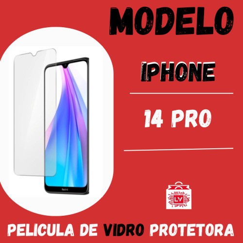 1802-0-Película Protetora De Vidro Normal IPhone 14 Pro 