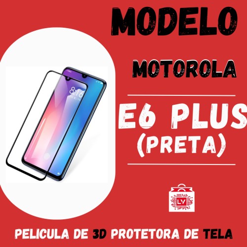 1725-0-Película 3D Motorola E6 Plus Preta