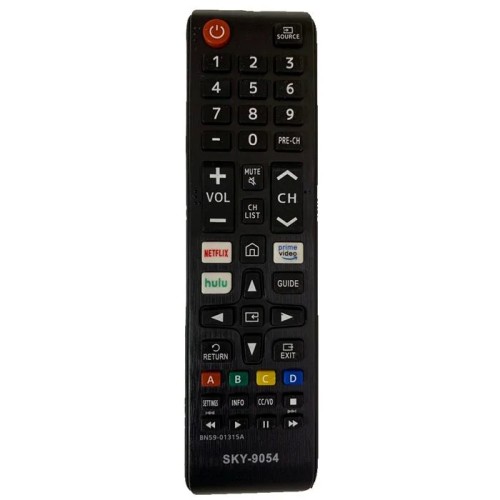 1853-0-Controle Remoto Compatível Com Tv Samsung C/Botão Netflix Globo Play Prime Vidio Mod sky-9110