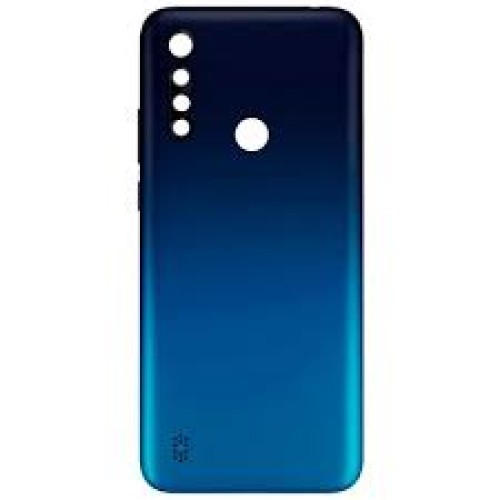 273-264-Tampa Traseira Motorola Moto G8 Power Lite XT-2055 Cor Azul Escuro C/Botões C/Lente e Flex Antena Original