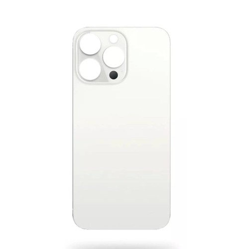 2011-1824-Tampa Traseira Vidro Apple Iphone 13 Pro Max Original Furo Grande Branco