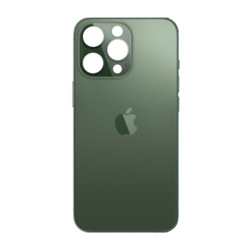 2011-1828-Tampa Traseira Vidro Apple Iphone 13 Pro Max e Original Furo Grande Verde