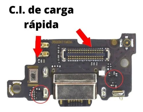 2063-0-Flex Placa Conector De Carga Dock Xiaomi Redmi Poco F3 M2012k11ag Original Turbo