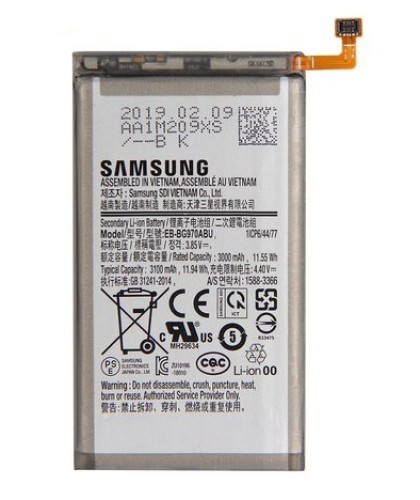 912-1861-Bateria Samsung Galaxy S10 EB-BG973ABU Capacidade 3300 mAh