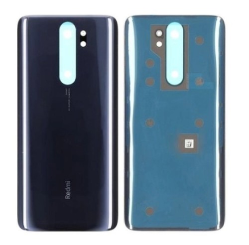 2079-1864-Tampa Traseira Xiaomi Redmi Note 8 Pro Cor Preto S/Lente Original