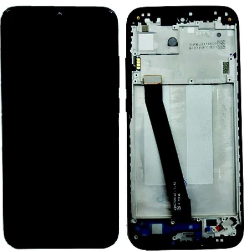 403-1898-Tela Frontal Touch Display Xiaomi Redmi 7 Cor Azul C/Aro Original